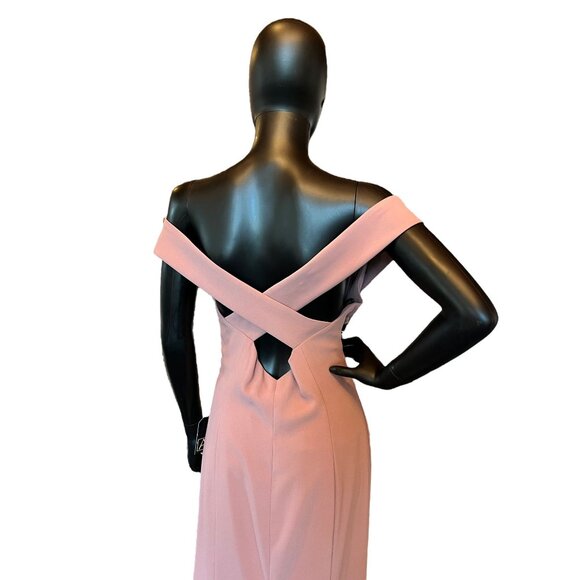 Dessy Stretch Crepe Dusty Rose - Picture 4 of 4